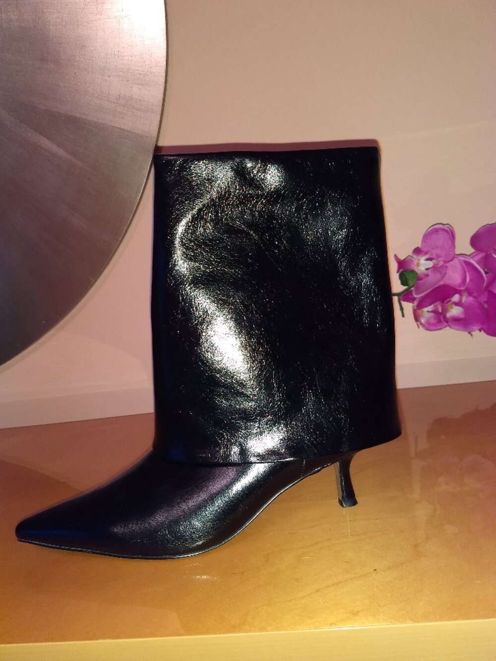 Steven by Steve Madden Fold Over Skirt Bootie NIB Size 7,5